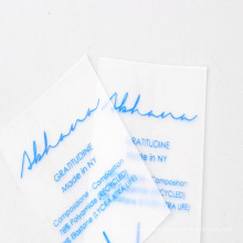 NX211 Clear Transparent Heat Transfer Printing Label Care Label TPU for swimsuit